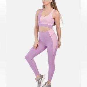 Wilo The Label Purple and Pink Activewear Set